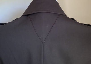 Neu $2650 Bottega Veneta Herren-Trenchcoat aus wasserdichter Baumwolle DK Braun 46 US/56 EU