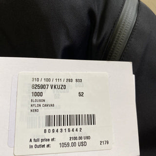 Neu $2100 Bottega Veneta Herren Übergroßer Jackenmantel Schwarz 42 US ( 52 Eu )