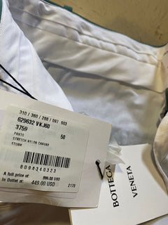 Neu mit Etikett: 890 $ Bottega Veneta Herren-Stretch-Nylonhose Tiffany Blue 34 US/50 Eu