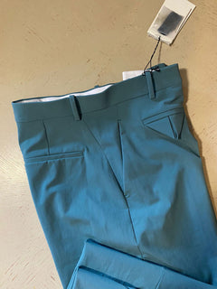 Neu mit Etikett: 890 $ Bottega Veneta Herren-Stretch-Nylonhose Tiffany Blue 38 US/54 Eu