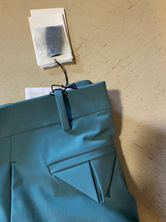 Neu mit Etikett: 890 $ Bottega Veneta Herren-Stretch-Nylonhose Tiffany Blue 38 US/54 Eu