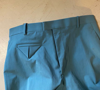 Neu mit Etikett: 890 $ Bottega Veneta Herren-Stretch-Nylonhose Tiffany Blue 38 US/54 Eu