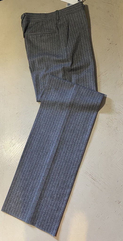 Neu mit Etikett: 950 $ Bottega Veneta Herren-Wollanzughose Grau 32 US/48 Eu