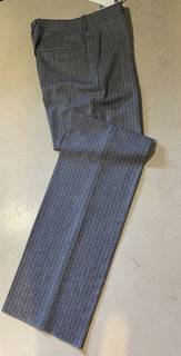 Neu mit Etikett: 950 $ Bottega Veneta Herren-Wollanzughose Grau 32 US/48 Eu