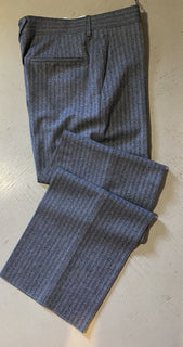 Neu mit Etikett: 950 $ Bottega Veneta Herren-Wollanzughose Grau 32 US/48 Eu