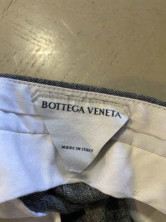 Neu mit Etikett: 950 $ Bottega Veneta Herren-Wollanzughose Grau 32 US/48 Eu