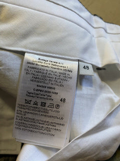 Neu mit Etikett: 950 $ Bottega Veneta Herren-Wollanzughose Grau 32 US/48 Eu