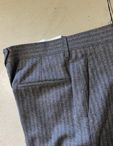 NWT $950 Bottega Veneta Mens Wool Dress Pants Gray 34 US/50 Eu