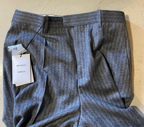 NWT $950 Bottega Veneta Mens Wool Dress Pants Gray 34 US/50 Eu