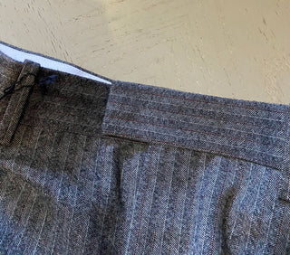 Neu mit Etikett: 950 $ Bottega Veneta Herren-Wollanzughose Grau 34 US/50 Eu