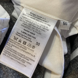 Neu mit Etikett: 950 $ Bottega Veneta Herren-Wollanzughose Grau 34 US/50 Eu