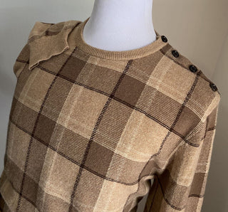 NWT $1495 Ralph Lauren Purple Label Men Crewneck Cashmere Sweater Color Camel XL