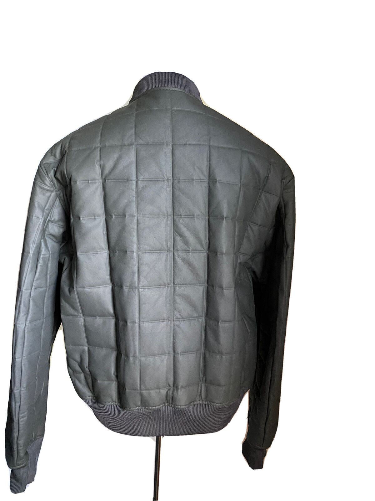 New $6700 Bottega Veneta Men Light Leather Jacket Coat 44 US/54 Eu