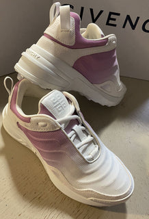 NIB $995 Givenchy Women Giv 1 Light Bicolor Running Pink/White 9 US/39 Eu