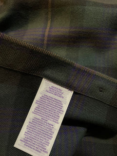 Neu mit Etikett: 695 $ Ralph Lauren Purple Label Herrenhemd Olivgrün M Italien