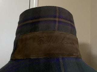 Neu mit Etikett: 695 $ Ralph Lauren Purple Label Herrenhemd Olivgrün M Italien