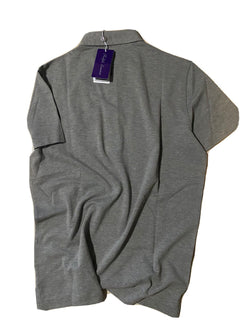 NWT Ralph Lauren Purple Label Men's Polo Shirt Color Gray XL