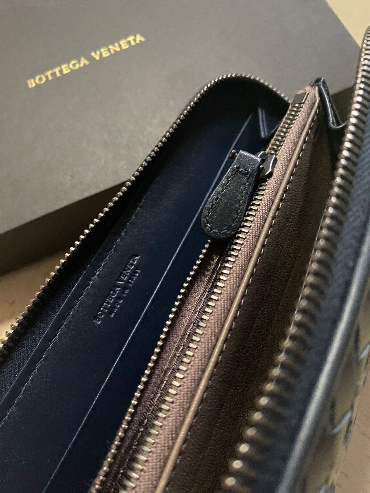Neue 800-Dollar-Bottega-Veneta-Geldbörse Marineblau/Blau 114076 Italien