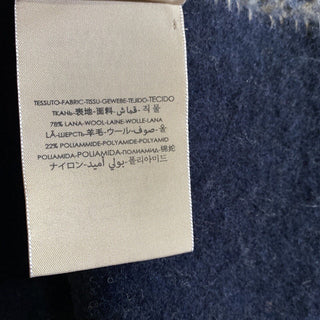 Мужской шарф NWT Gucci Riverside Gucci Monogram, королевский синий/серый, Италия