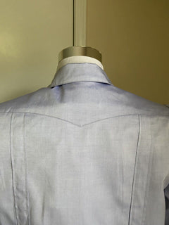 Neues Gucci-Herren-Jeanshemd aus feinem Oxford-Licht, Blau, L US (50 Eu), Italien