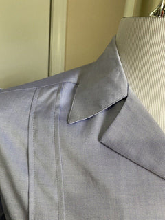 Neues Gucci-Herren-Jeanshemd aus feinem Oxford-Licht, Blau, L US (50 Eu), Italien