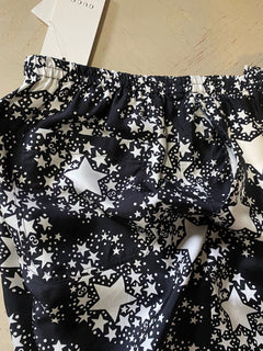 Neu mit Etikett: 1180 $ Gucci Herren Star Drop GG Monogram Short Pents Schwarz/Weiß 32 US/48 Eu