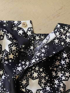 Neu mit Etikett: 1180 $ Gucci Herren Star Drop GG Monogram Short Pents Schwarz/Weiß 32 US/48 Eu