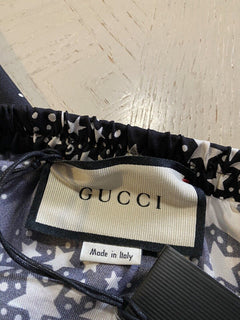 Neu mit Etikett: 1180 $ Gucci Herren Star Drop GG Monogram Short Pents Schwarz/Weiß 32 US/48 Eu