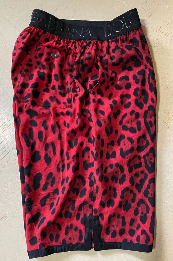 СЗТ $875 Dolce&amp;Gabbana Мужские шорты бордового/черного цвета 30 США/46 ЕС Италия