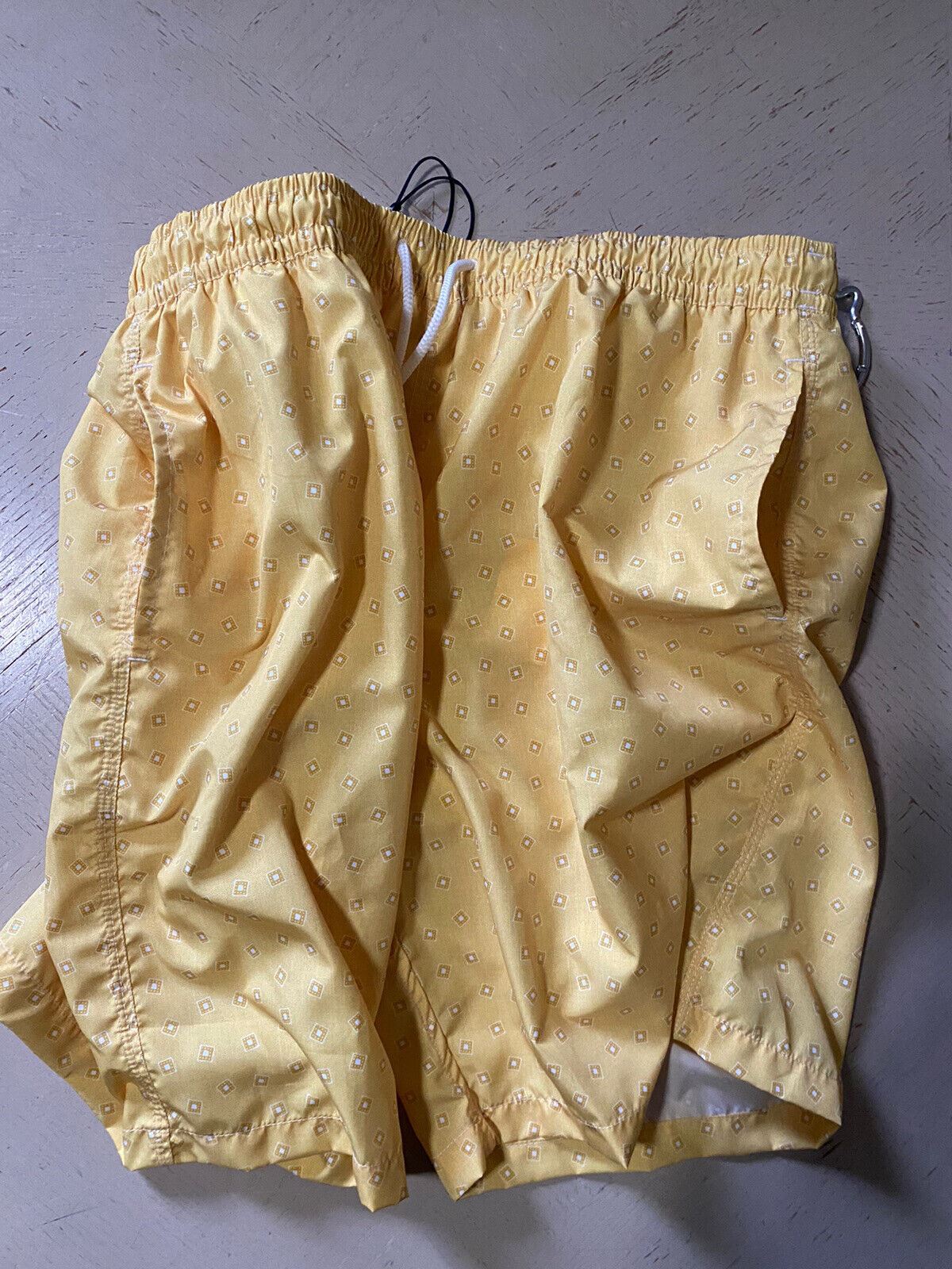 Мужские шорты для плавания NWT Fedeli, желтые, размер XL, Италия