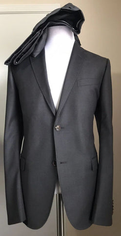 New $3750 Gucci Men’s Suit DK Gray 44R US ( 54R  Eu ) Italy