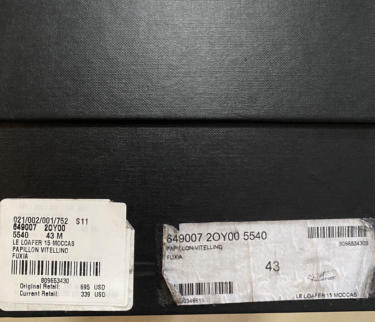 СПИ $695 Мужские замшевые лоферы Saint Laurent бордовый 10 США / 43 ЕС Италия