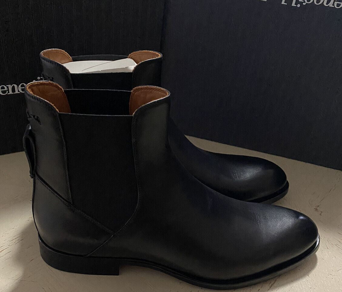 Leather boots Ermenegildo Zegna Black size 43 IT in Leather - 35667642