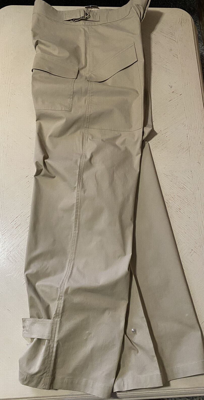 Neu mit Etikett: 890 $ Bottega Veneta Herren-Hose aus leichter Stretch-Baumwolle Sand/LT Brown 36 US/52 E