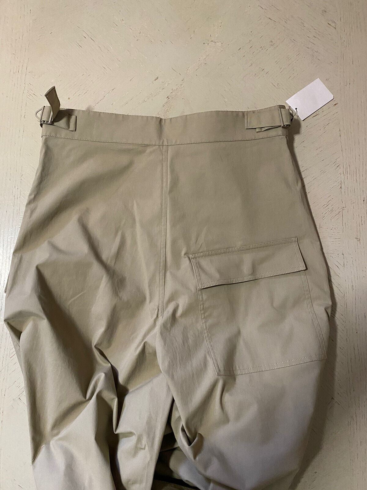 Neu mit Etikett: 890 $ Bottega Veneta Herren-Hose aus leichter Stretch-Baumwolle Sand/LT Brown 36 US/52 E