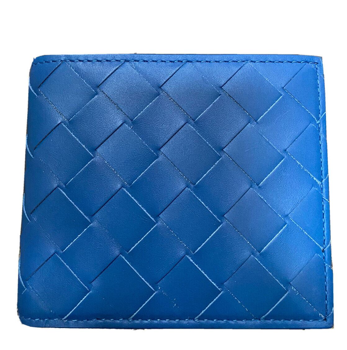 New Bottega Veneta Mens Wallet Blue 605721  Italy