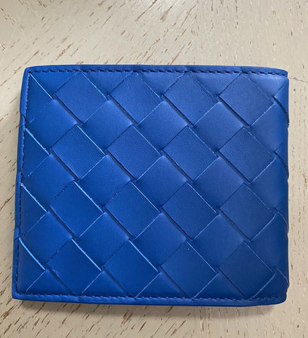 Новый мужской кошелек Bottega Veneta Синий 605721 Италия