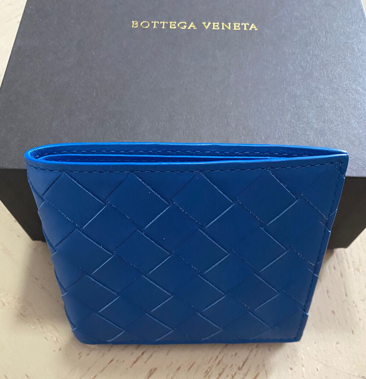 Новый мужской кошелек Bottega Veneta Синий 605721 Италия