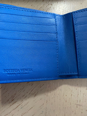 Новый мужской кошелек Bottega Veneta Синий 605721 Италия