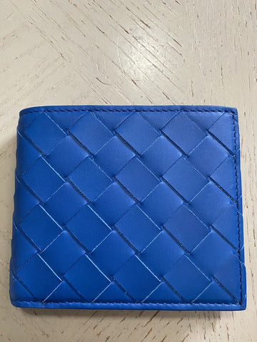 Новый мужской кошелек Bottega Veneta Синий 605721 Италия