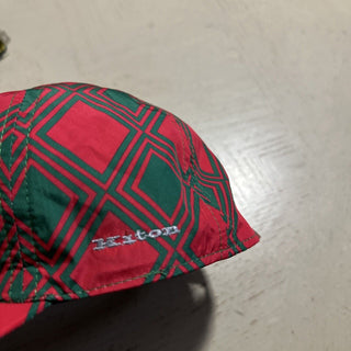 Neu mit Etikett: Kiton Baseballkappe mit Rautenmuster, Rot, Größe M