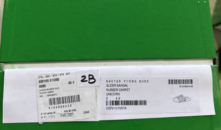NIB Bottega Venetta Männer Gummi Slides Sandale Lila 10 US/43 Eu