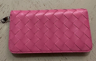 Neu $920 Bottega Veneta Damen Geldbörse Rosa 608051 Italien
