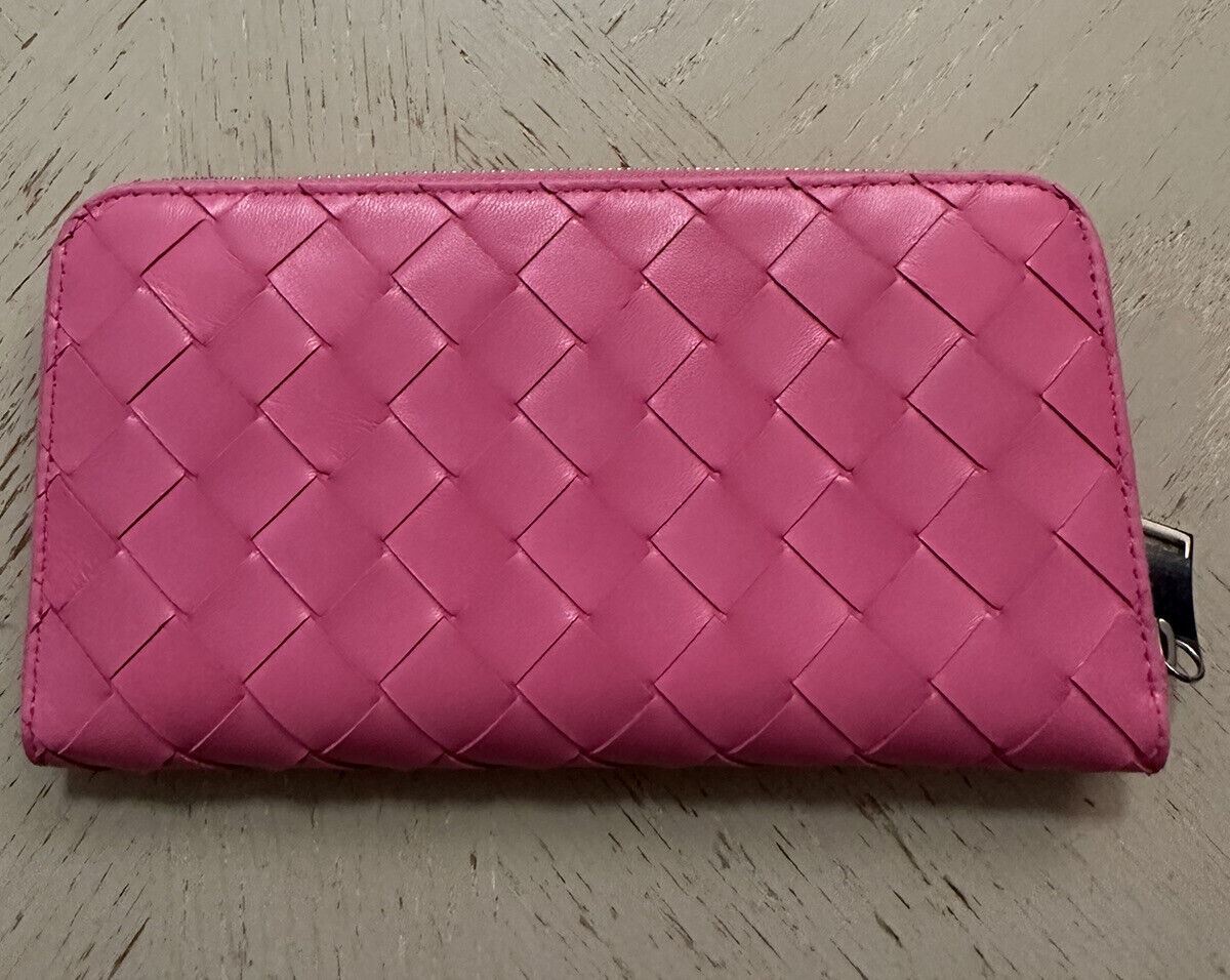 Новый женский кошелек Bottega Veneta за 920 долларов, розовый 608051, Италия