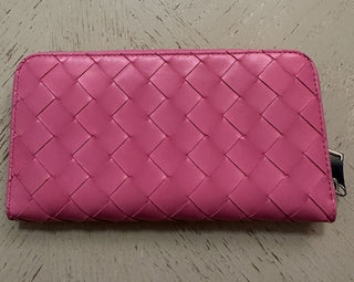 Neu $920 Bottega Veneta Damen Geldbörse Rosa 608051 Italien