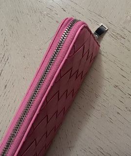 Neu $920 Bottega Veneta Damen Geldbörse Rosa 608051 Italien