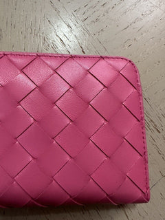 Neu $920 Bottega Veneta Damen Geldbörse Rosa 608051 Italien
