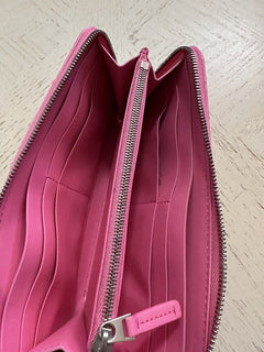 Neu $920 Bottega Veneta Damen Geldbörse Rosa 608051 Italien