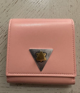 Neu $740 Bottega Veneta Damen Geldbörse Pink-Orange 656830 Italien