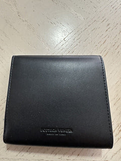 Neu $680 Bottega Veneta Damen Geldbörse Schwarz 578752 Italien